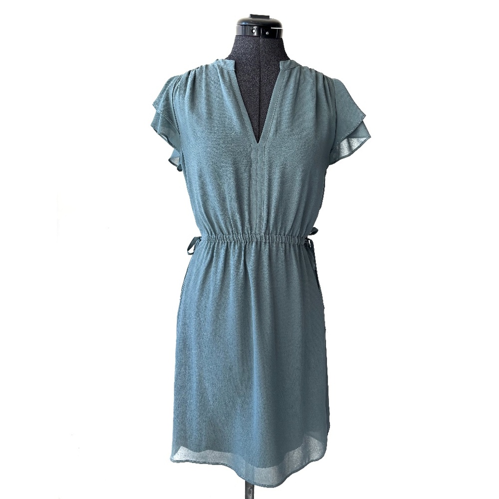 Side Tie Flowy Dress